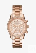 Часы наручные Michael Kors Ritz с хронографом, розовое золото Michael Kors 1MI51M00F-F11 фото 1