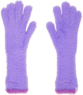 Фиолетовые перчатки Le Papier 'Les Gants Neve' Jacquemus