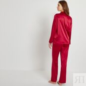 Пижама из сатина  34 (FR) - 40 (RUS) красный