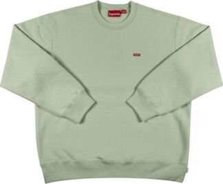 Толстовка Supreme Small Box Crewneck 'Mint', зеленый