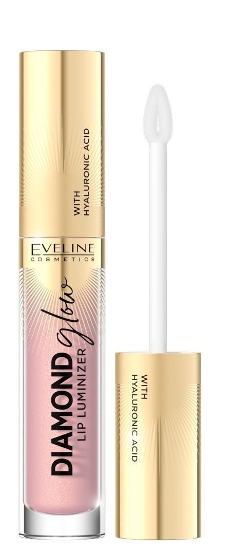 Блеск для губ Eveline Diamond Glow Lip Luminizer 03 Caramel Ice Cream 77167 | 03 Caramel Ice Cream фото 1