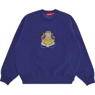 Толстовка Supreme Crest Crewneck, синий