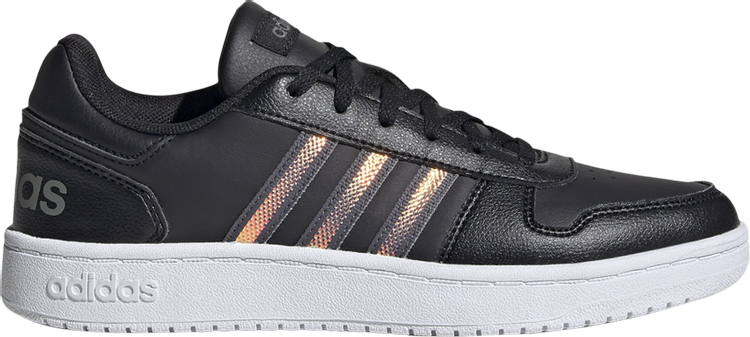 Кроссовки Adidas Wmns Hoops 2.0, черный FW3536 | Black фото 1