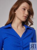Блузка-рубашка с драпировкой Zolla