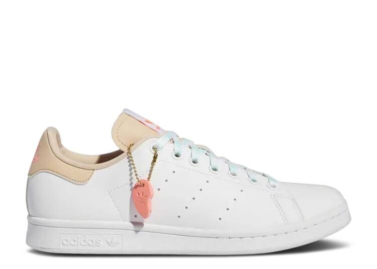 Кроссовки Adidas WMNS STAN SMITH 'WHITE HALO BLUSH', белый GW0571 | CLOUD WHITE фото 1