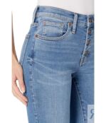 Джинсы Madewell, 9" High-Rise Skinny Crop Button Front in Dewey Wash 9426126 | Dewey Wash фото 4