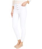 Джинсы Madewell, 10" High-Rise Skinny Crop Jeans in Pure White: Button-Fron 9470313 | Pure White фото 2