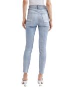 Джинсы 7 For All Mankind, High-Waist Ankle Skinny in Aspen Foil