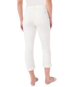 Джинсы JEN7, Straight Crop & Roll Jeans 9537251 | White фото 2