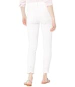 Джинсы JEN7, Ankle Skinny Jeans w/ Eyelet Hem 9537884 | White фото 2