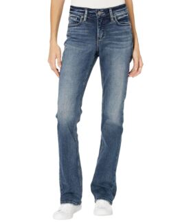 Джинсы Silver Jeans Co., Elyse Mid-Rise Slim Bootcut Jeans L03601EPK368