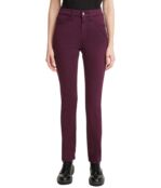 Джинсы JEN7, Sateen Slim Straight in Plum 9586846 | Plum фото 1