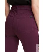 Джинсы JEN7, Sateen Slim Straight in Plum 9586846 | Plum фото 3