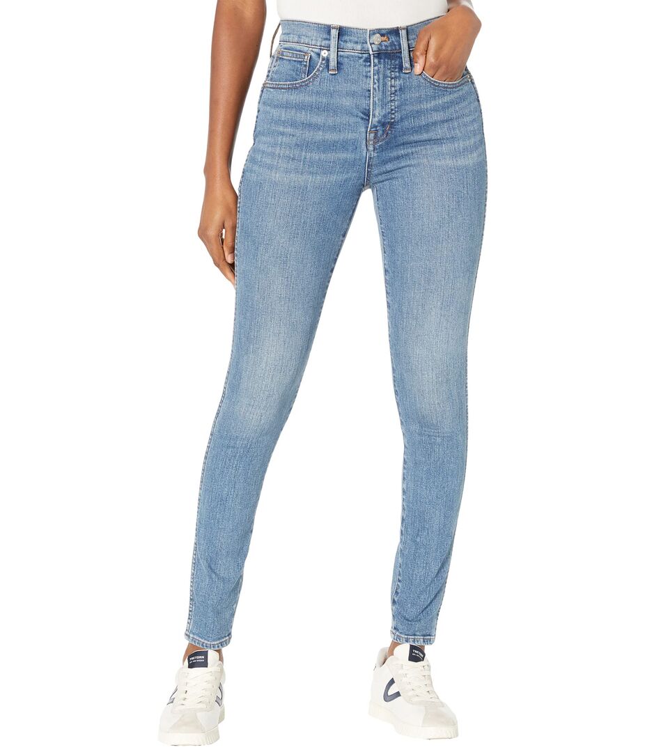 Джинсы Madewell, 10" High-Rise Skinny in Kaihara Tall in Woodridge Wash 9595658 | Woodridge Wash фото 1