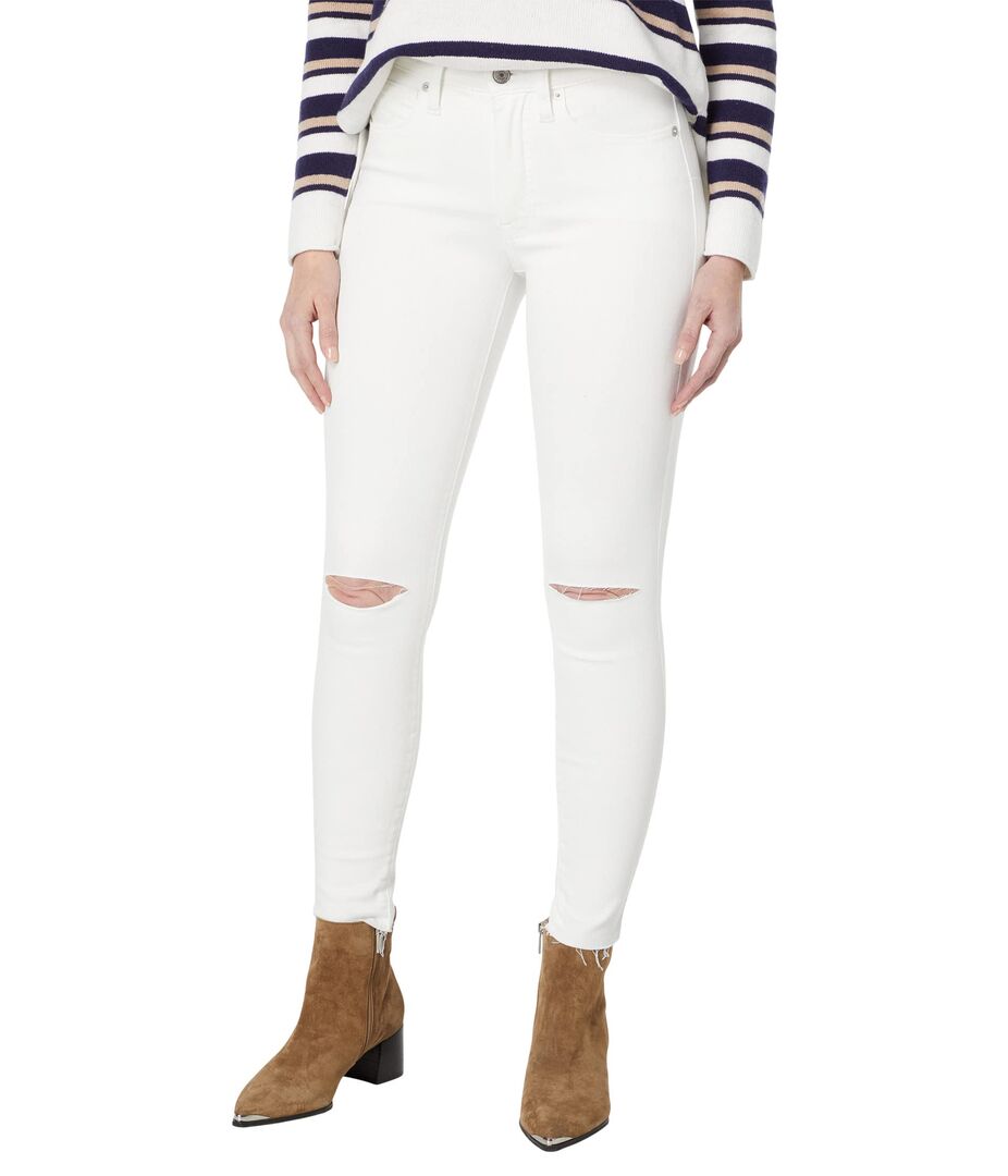 Джинсы Lucky Brand, High-Rise Bridgette Skinny Jeans in Bright White Destru 9671555 | Bright White Destructed фото 1