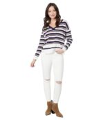 Джинсы Lucky Brand, High-Rise Bridgette Skinny Jeans in Bright White Destru 9671555 | Bright White Destructed фото 4