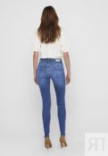 Джинсы Skinny Fit ONLY Onlblush Life Mid Skinny, темно-синий деним ON321N1H7-K11 | medium blue denim фото 3