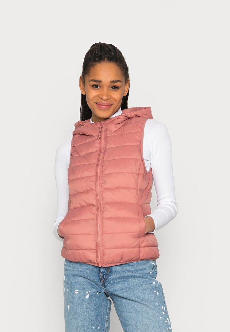 Жилет ONLY Onlnewtahoe Hood Waistcoat, увядшая роза ON321G141-J12 | withered rose фото 1