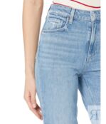 Джинсы Paige, Sarah Straight Ankle Jeans in Cailin Desctructed