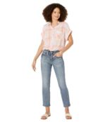 Джинсы Silver Jeans Co., Avery Straight Crop L44936ECF221 9734576 | Indigo фото 4