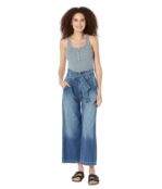 Джинсы Hudson Jeans, Cropped Wide Leg Trousers w/ Paper Bag in Dancehall