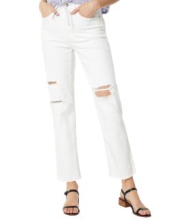 Джинсы Madewell, The Perfect Vintage Straight Jean in Tile White: Ripped-Kn