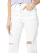 Джинсы Madewell, The Perfect Vintage Straight Jean in Tile White: Ripped-Kn
