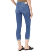 Джинсы Paige, Skyline Skinny Crop Raw Cuff in Groove