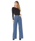 Джинсы DL1961, Zoie Wide Leg in Mid Laser 9804473 | Mid Laser фото 4