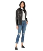 Джинсы Hudson Jeans, Lana Slim Boyfriend w/ Roll Hem in Tightrope