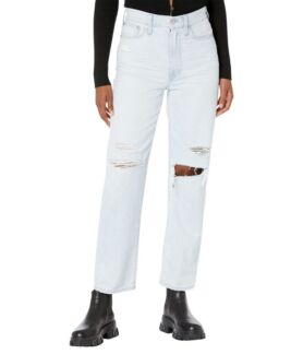 Джинсы Madewell, The Perfect Vintage Straight Jean in Pearse Wash: Destruct