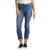 Джинсы Silver Jeans Co., Girlfriend Mid-Rise Slim Leg Jeans L27137EKC217 9814656 | Indigo фото 1