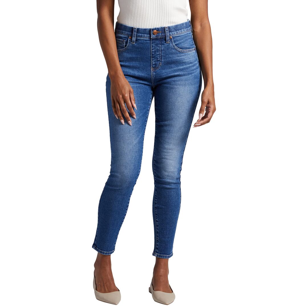 Джинсы Jag Jeans, Valentina High-Rise Skinny Pull-On Jeans 9834571 | Lapiz Blue фото 1