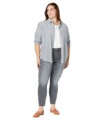 Джинсы Jag Jeans, Plus Size Viola High-Rise Skinny Jeans 9834601 | Columbia Grey фото 5