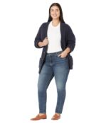 Джинсы Silver Jeans Co., Plus Size Elyse Mid-Rise Skinny Jeans W03116ECF308 9835024 | Medium Indigo Wash фото 4