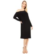 Платье Norma Kamali, Long Sleeve Drop Shoulder Dress 8948036 | Black 2 фото 1