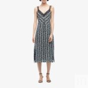 Платье Jason Wu, Ikate Floral Stripe Dress 9261366 | Black Multi фото 1