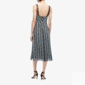 Платье Jason Wu, Ikate Floral Stripe Dress 9261366 | Black Multi фото 3