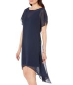 Платье Adrianna Papell, Chiffon Overlay Sheath Dress