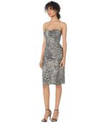 Платье J.Crew, Ratatouille Dress Mixy Leopard Jacquard 9278837 | Black Multi фото 2