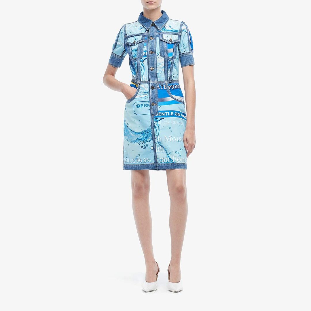 Платье Moschino, Consumer Print Denim Dress 9306164 | Multi фото 1