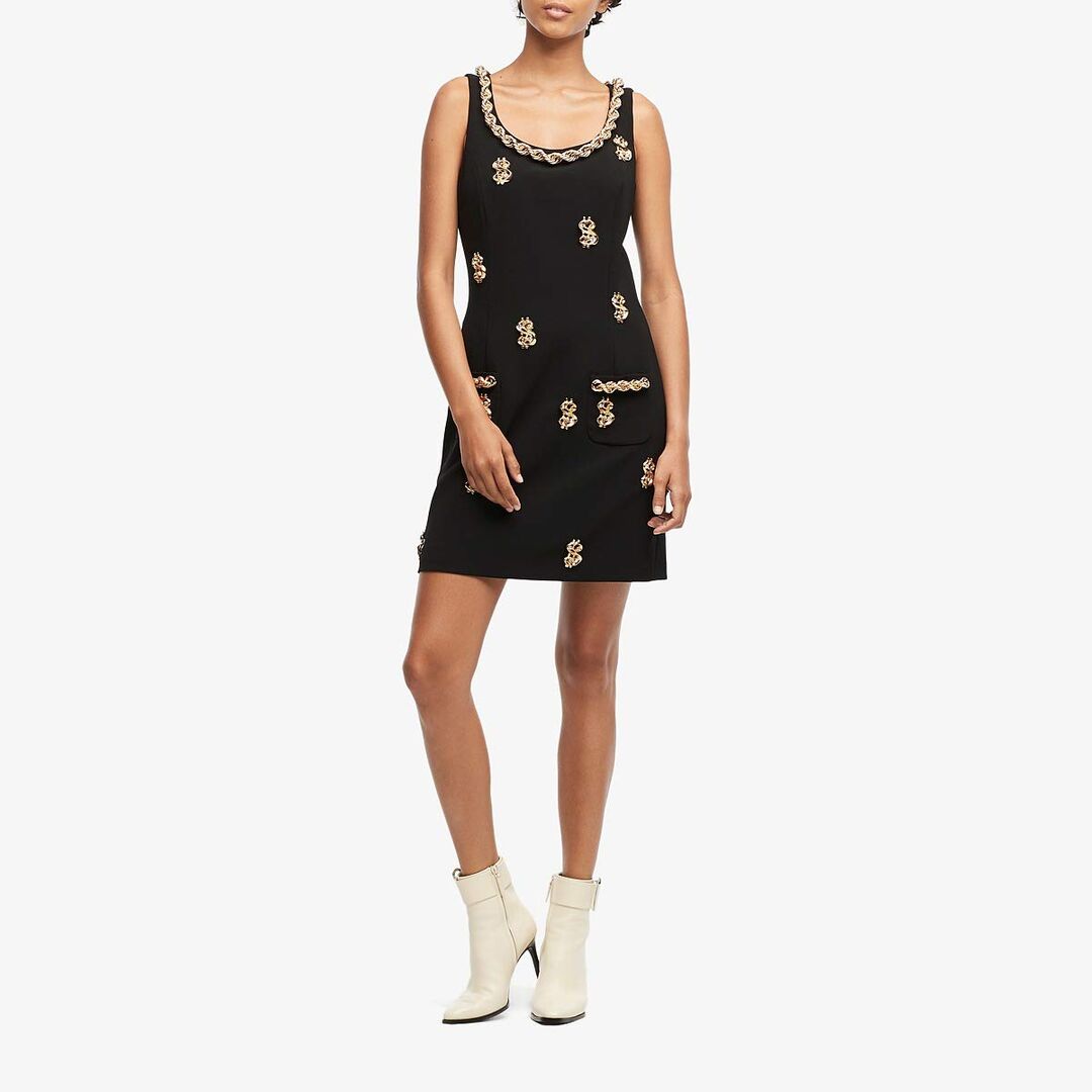 Платье Moschino, Dollar Sign Dress 9306170 | Black фото 1