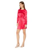 Платье 1.STATE, Long Sleeve Floral Jacquard Sheath Dress 9354541 | Retro Pink фото 2