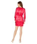 Платье 1.STATE, Long Sleeve Floral Jacquard Sheath Dress 9354541 | Retro Pink фото 3