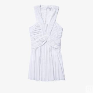 Платье Derek Lam 10 Crosby, Ruched Pleated Mini Dress