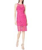 Платье Adrianna Papell, Sunrise Lace Illusion Sheath Dress 9433559 | Bright Azalea фото 1