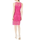 Платье Adrianna Papell, Sunrise Lace Illusion Sheath Dress 9433559 | Bright Azalea фото 2