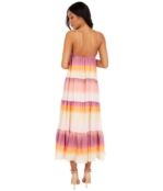 Платье WAYF, Olivia Tiered Maxi Slip Dress 9457029 | Passion Sunset фото 2