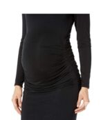 Платье Ingrid & Isabel, Maternity Long Sleeve Side Shirred Dress 9486222 | Black фото 4