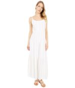 Платье bella dahl, Tiered Tie Back Maxi Dress 9516722 | Bermuda Sand Stripe фото 1